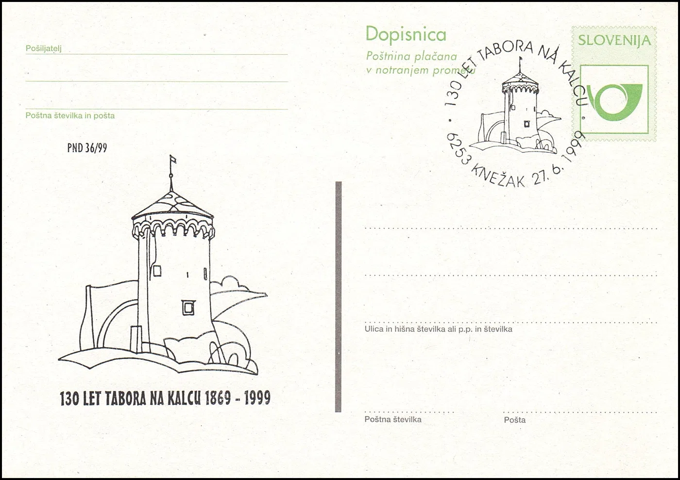 130 LET TABORA NA KALCU 1869 - 1999
